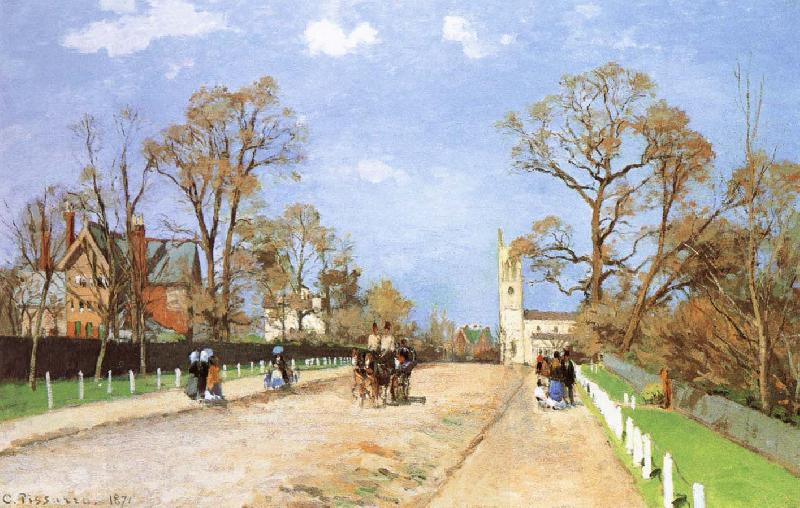 Camille Pissarro Road China oil painting art